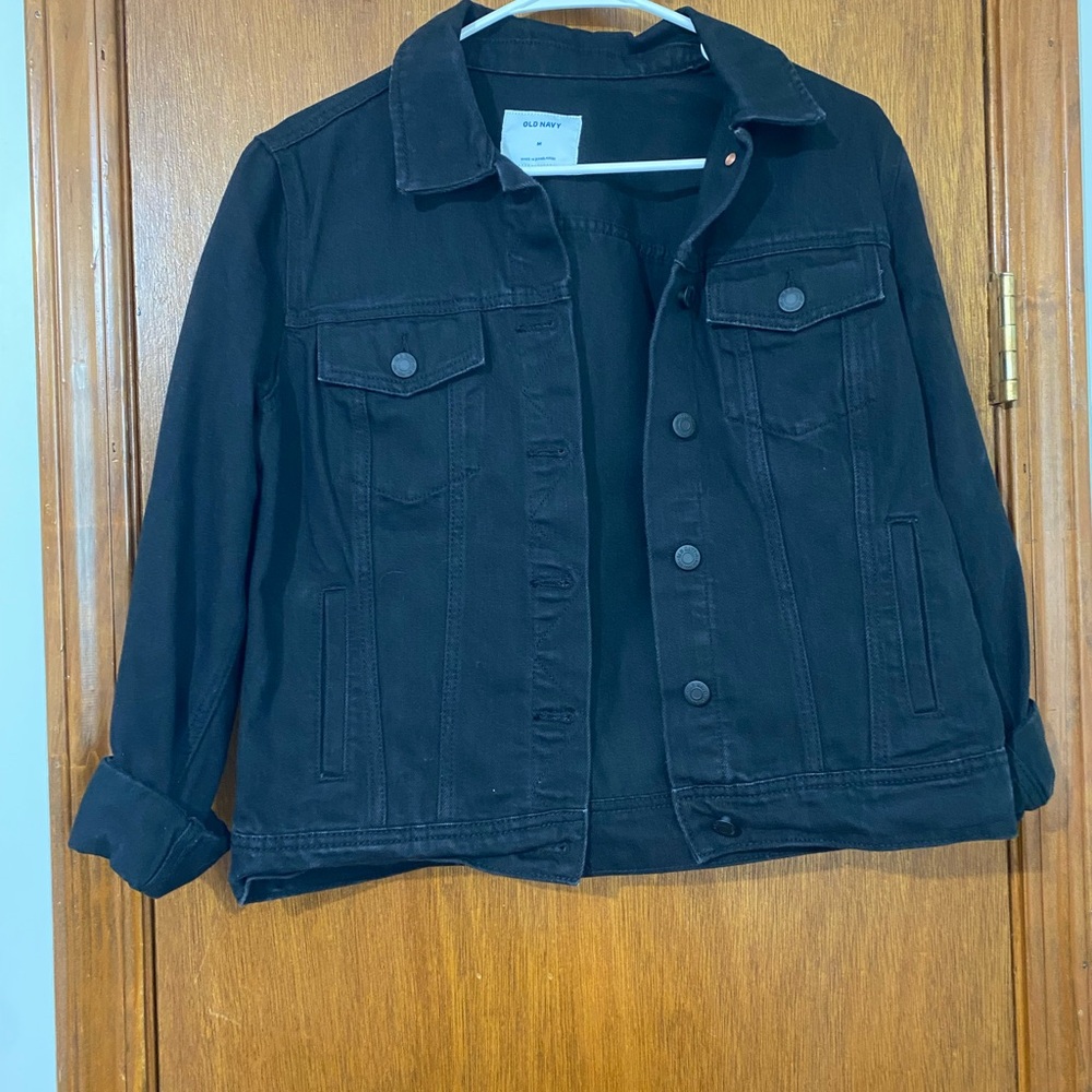 Old Navy Charcoal Denim Jacket